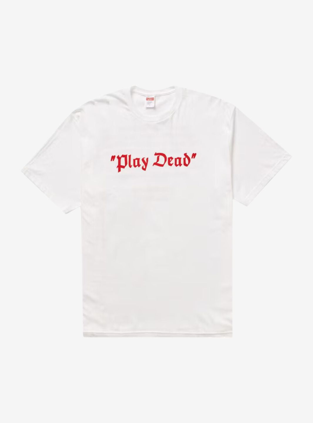 SUPREME “PLAY DEAD” T-SHIRT WHITE - View 1