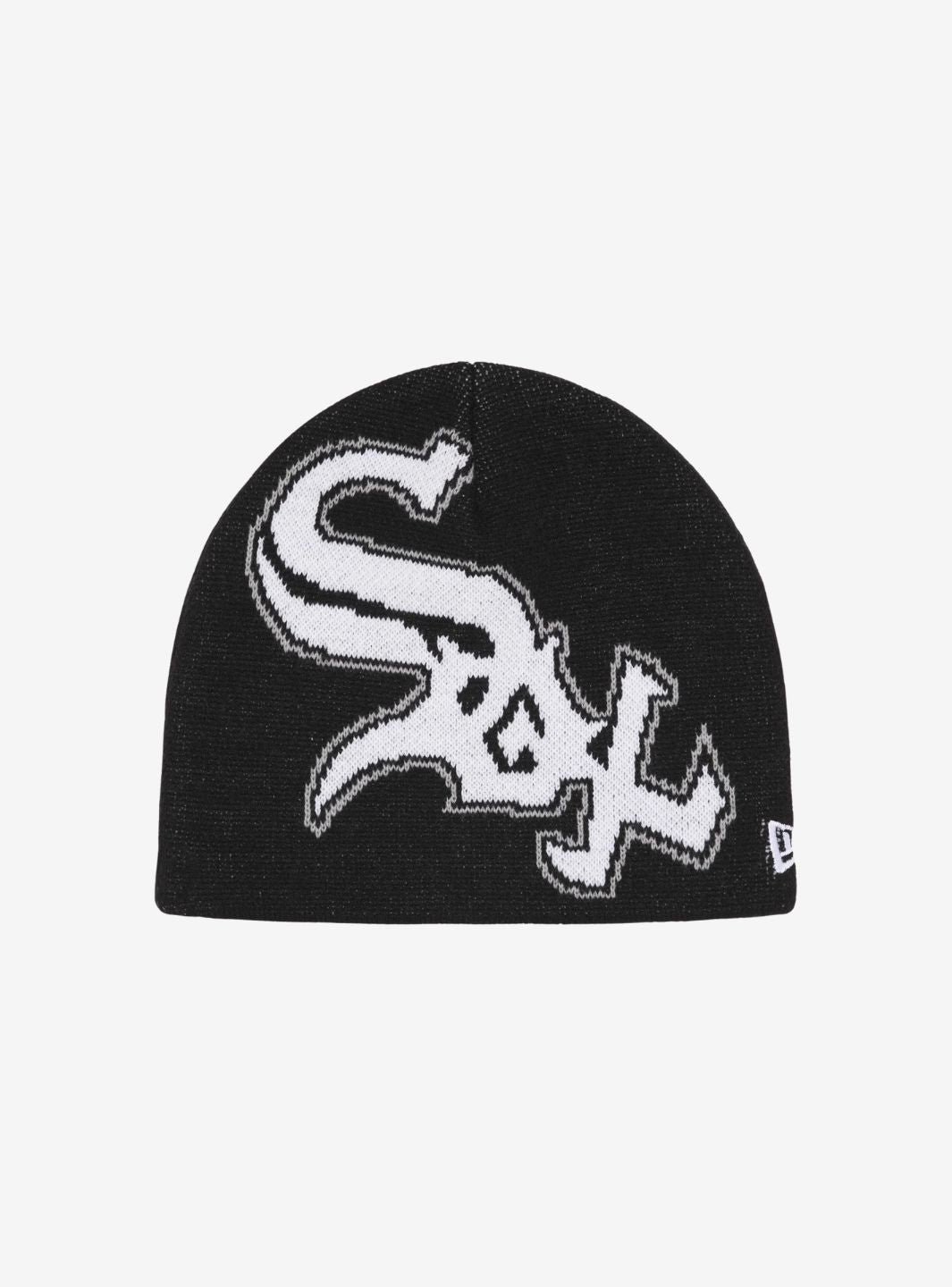 SUPREME CHICAGO WHITE SOX NEW ERA BEANIE BLACK - View 1