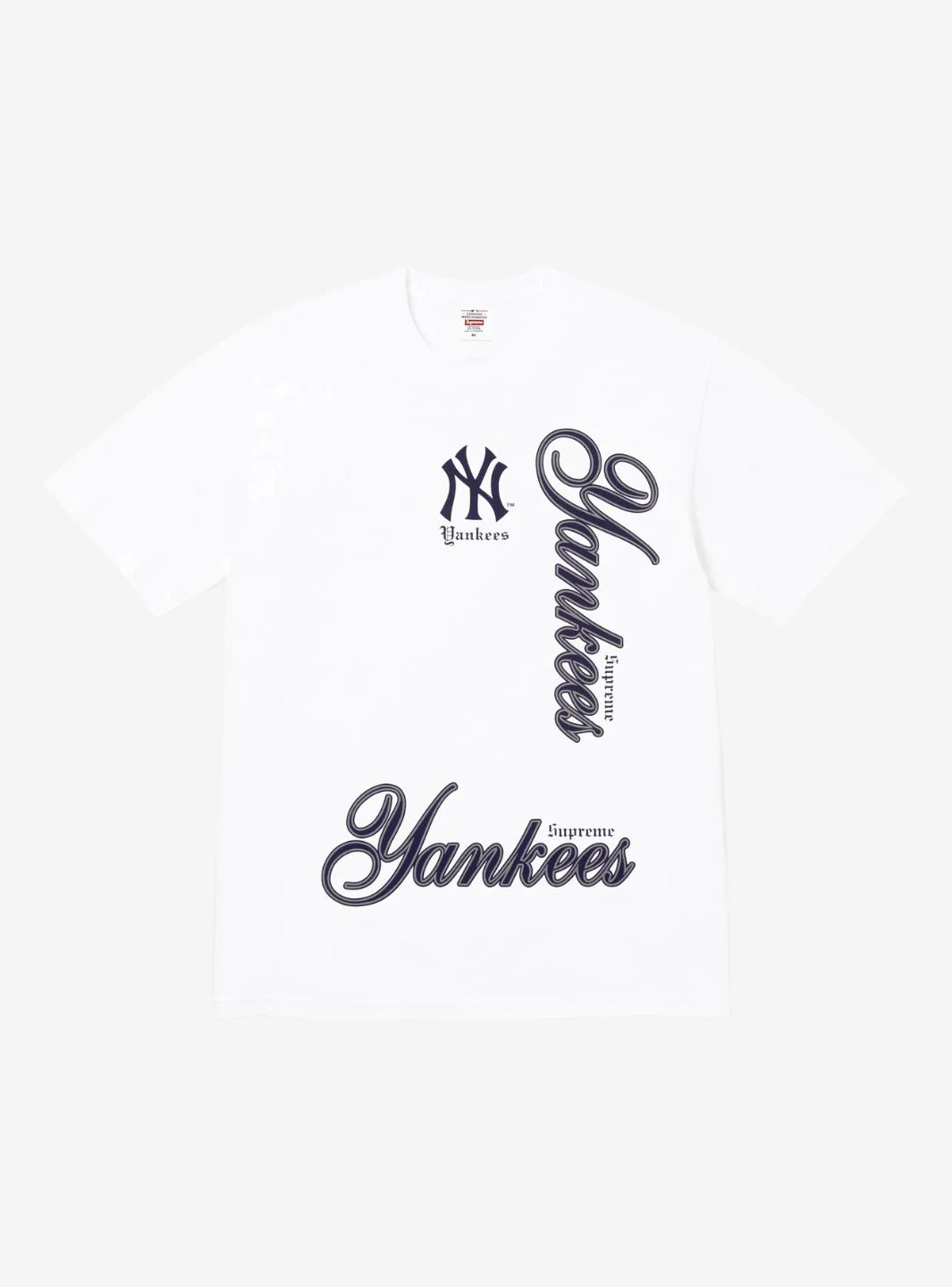 SUPREME MLB TEAMS NY T-SHIRT WHITE - View 1