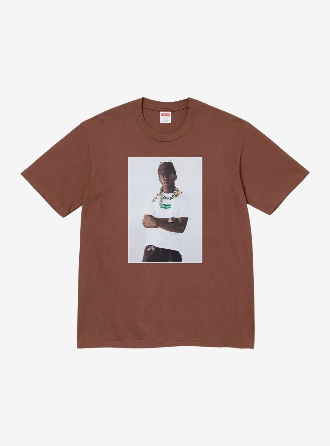 SUPREME TYLER THE CREATOR T-SHIRT BROWN - View 1