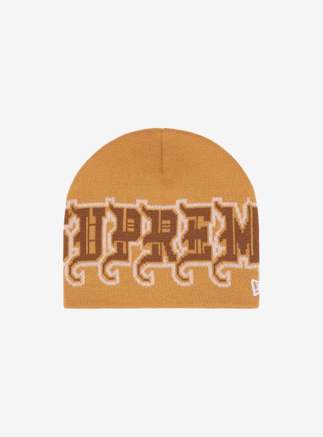 SUPREME NEW ERA OUTLINE BEANIE BROWN - View 1