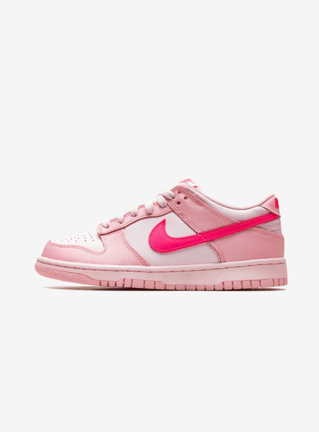NIKE DUNK LOW TRIPLE PINK (GS) - View 1