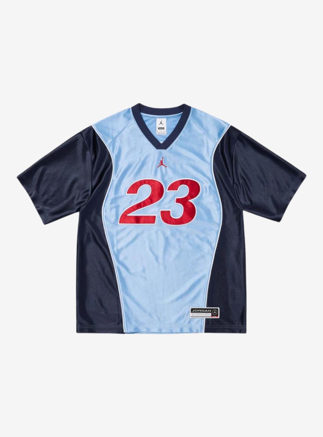SUPREME JORDAN WARM UP JERSEY LIGHT BLUE - View 1