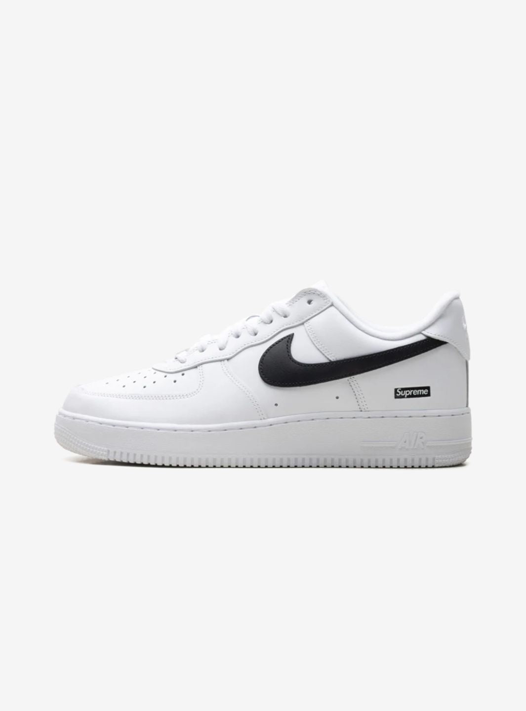 NIKE AIR FORCE 1 LOW SUPREME WHITE BLACK - View 1