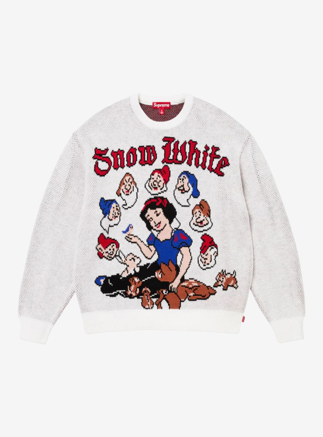 SUPREME SNOW WHITE SWEATER WHITE - View 1