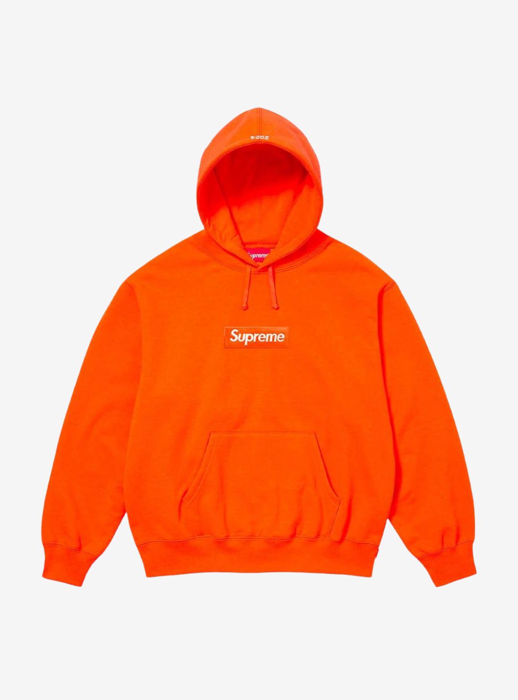 SUPREME BOX LOGO HOODED SWEATSHIRT DARK ORANGE (FW24) - View 1