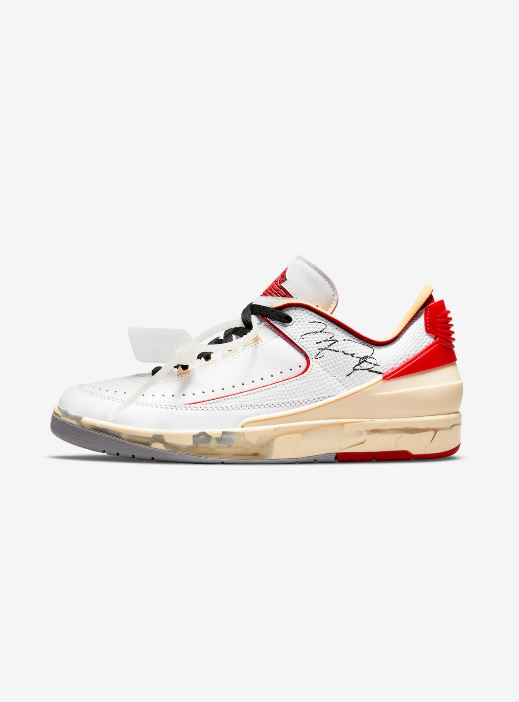 AIR JORDAN 2 RETRO LOW SP OFF-WHITE WHITE RED - View 1