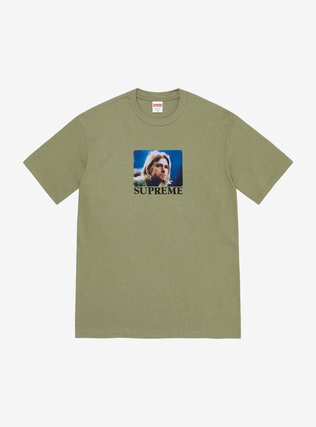 SUPREME KURT COBAIN T-SHIRT LIGHT OLIVE - View 1