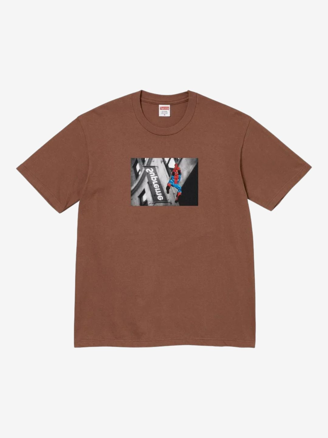 SUPREME SPIDER-MAN T-SHIRT BROWN - View 1