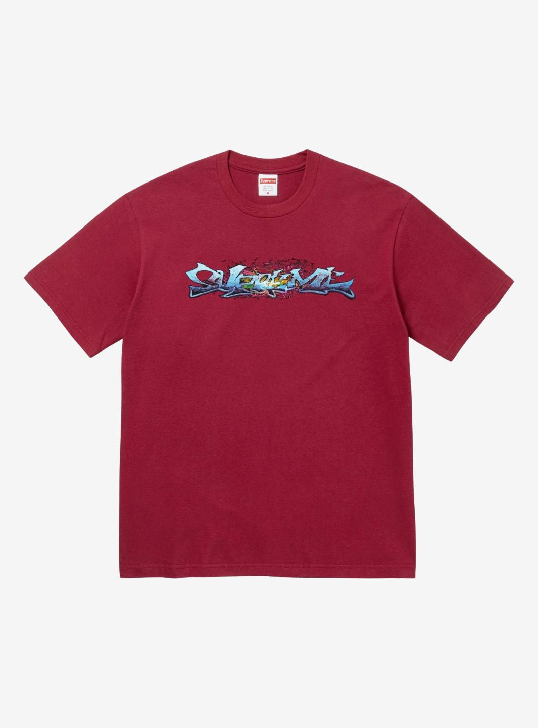 SUPREME TAG T-SHIRT CARDINAL - View 1