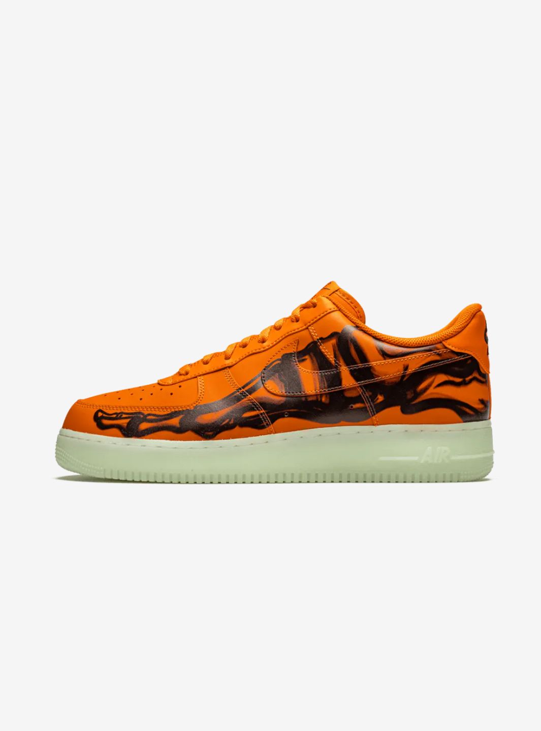 NIKE AIR FORCE 1 LOW ORANGE SKELETON HALLOWEEN (2020) - View 1