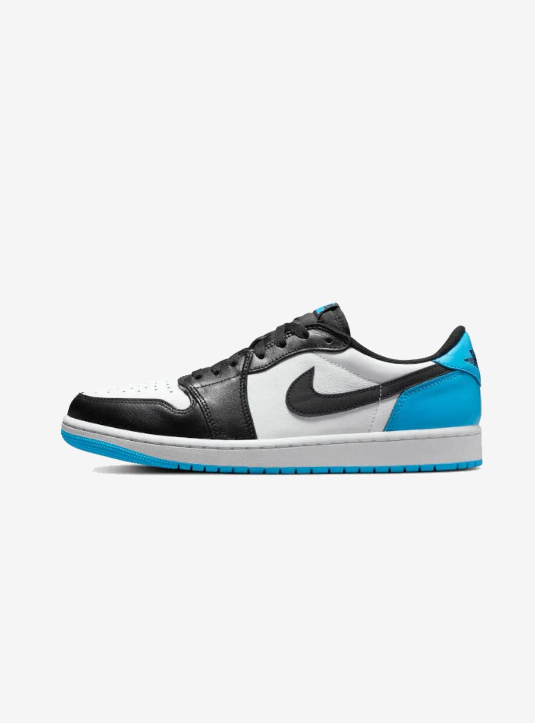 AIR JORDAN 1 RETRO LOW OG BLACK DARK POWDER BLUE - View 1