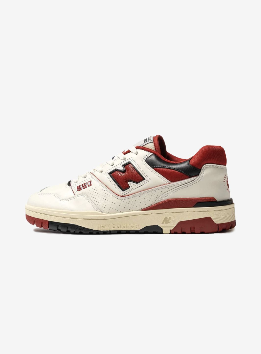 NEW BALANCE 550 AIMÉ LEON DORE WHITE RED - View 1