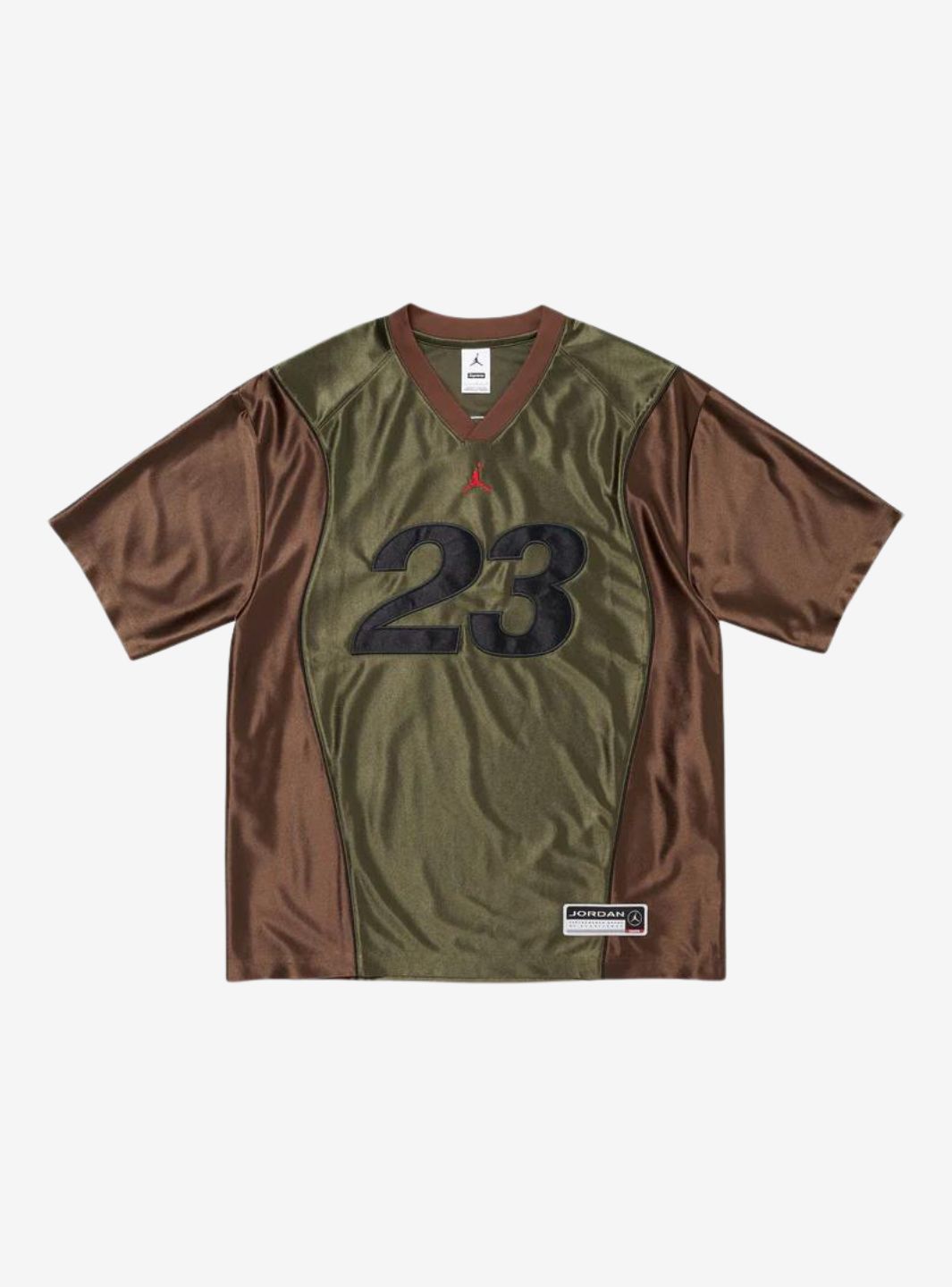 SUPREME JORDAN WARM UP JERSEY OLIVE - View 1