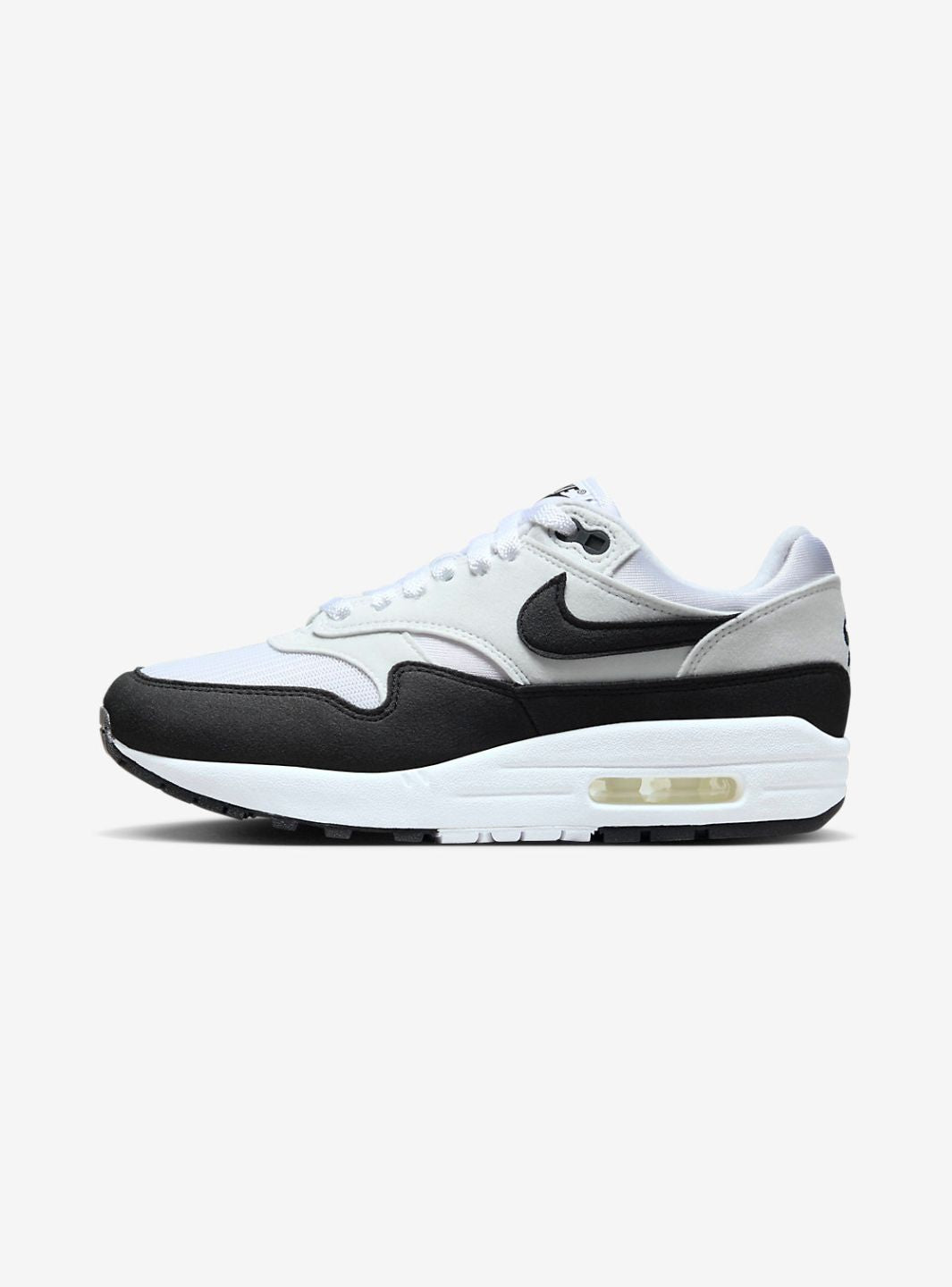 NIKE AIR MAX 1 WHITE BLACK NEUTRAL GREY (W) - View 1