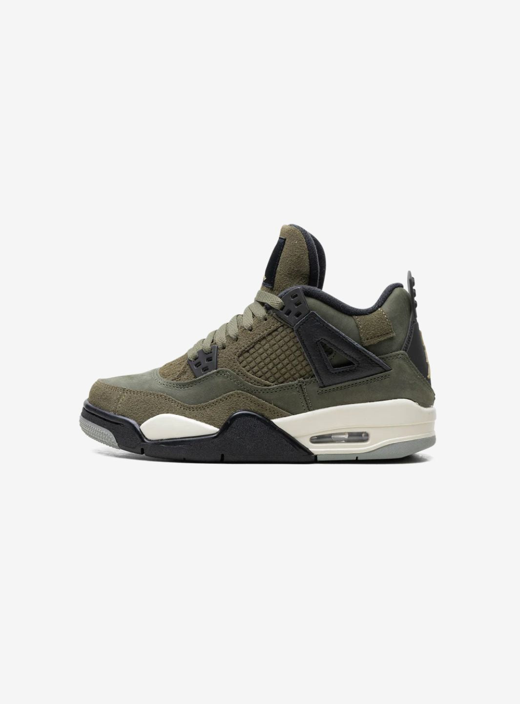 AIR JORDAN 4 RETRO SE CRAFT MEDIUM OLIVE (GS) - View 1