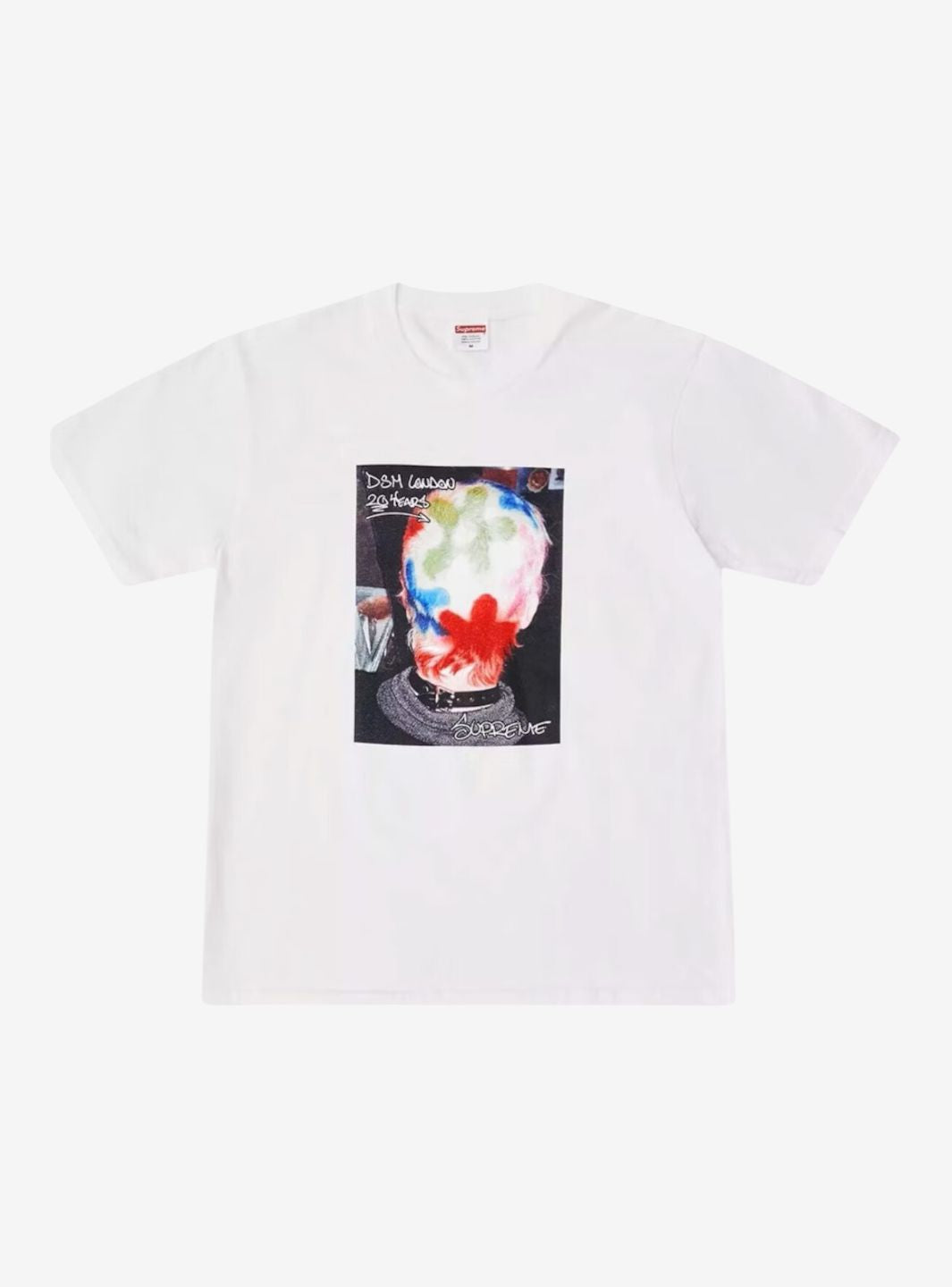 SUPREME X DOVER STREET MARKET LONDON 20TH ANNIVERSARY T-SHIRT WHITE - View 1