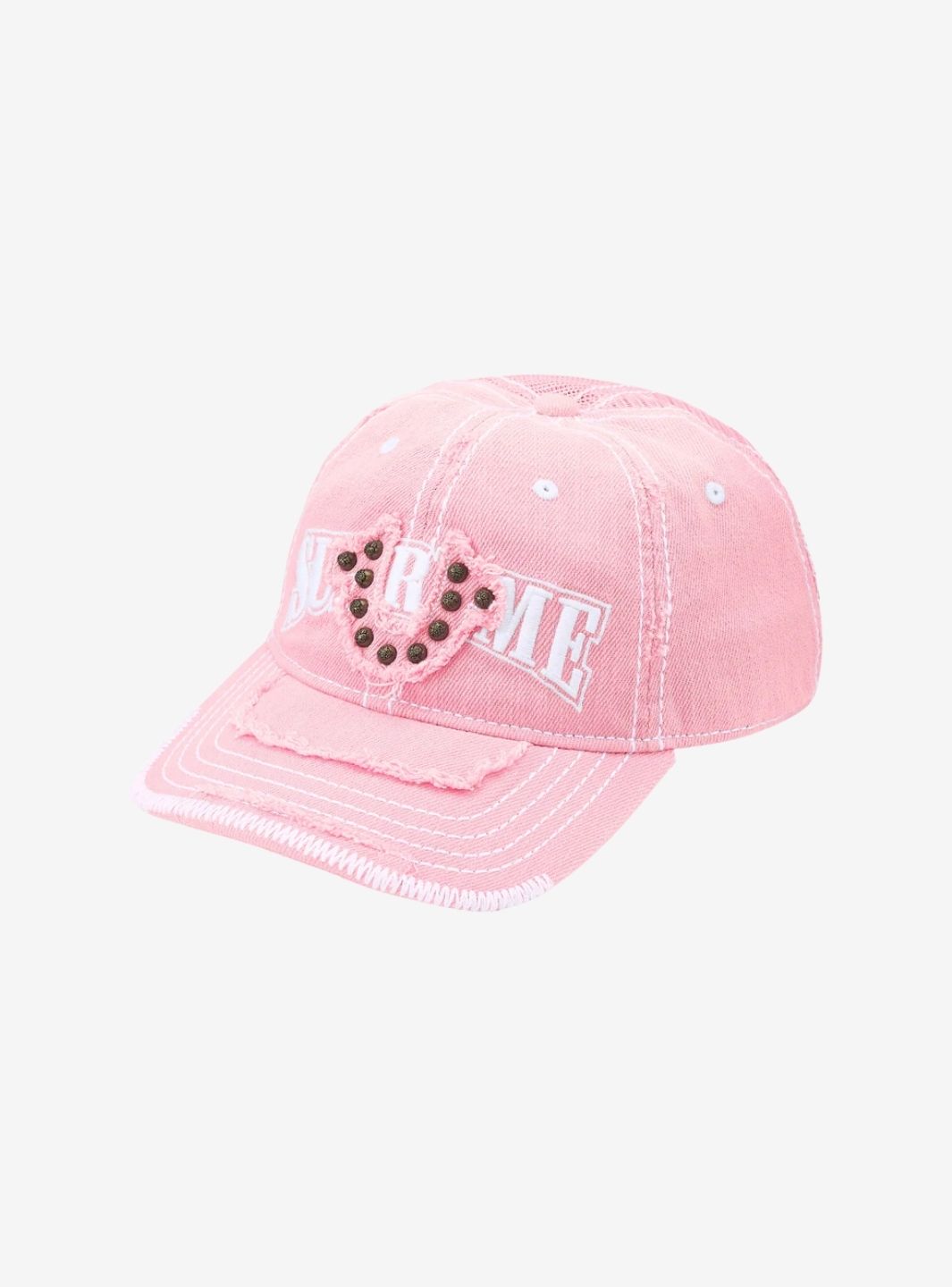 SUPREME TRUE RELIGION MESH BACK 6-PANEL PINK - View 1