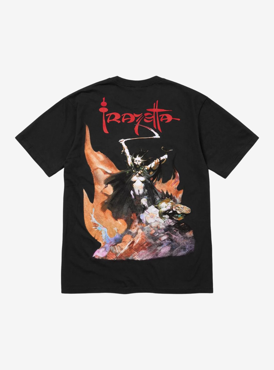 SUPREME FRANK FRAZETTA WOMAN WITH SCYTHE T-SHIRT BLACK - View 1