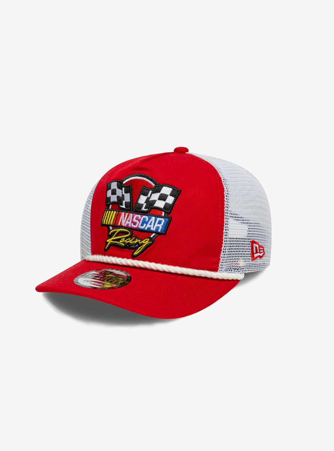 NEW ERA NASCAR CLASSICS FLAG RED GOLFER CAP - View 1