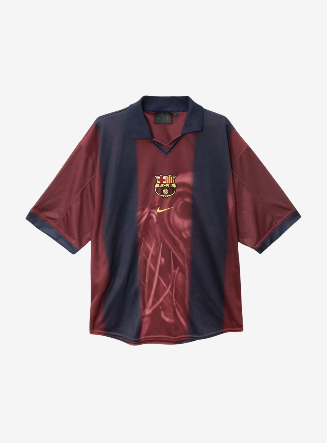TRAVIS SCOTT X NIKE X FC BARCELONA RETRO 2000/01 HOME SKELETON JERSEY MULTICOLOR - View 1