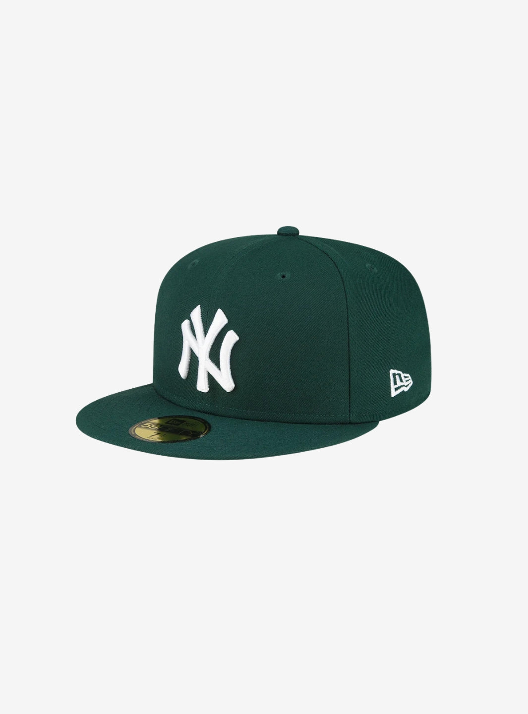 NEW ERA NEW YORK YANKEES 59FIFTY FITTED CAP DARK GREEN WHITE - View 1