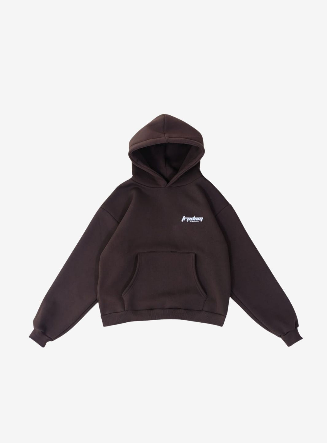 TRAP DENIM HOODIE DARK BROWM - View 1