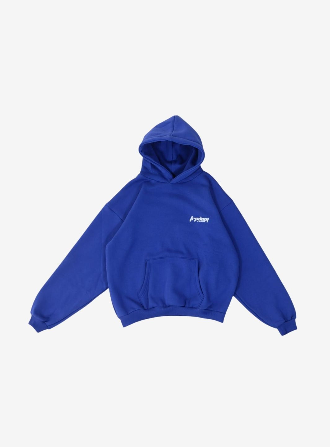 TRAP DENIM HOODIE ROYAL BLUE - View 1