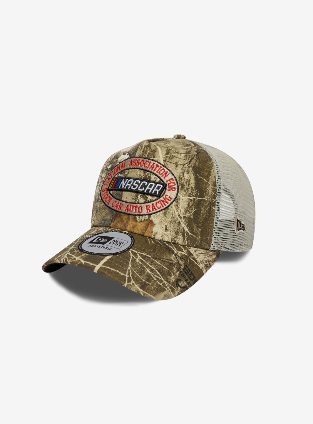 NEW ERA NASCAR CLASSICS CAMO E-FRAME TRUCKER 9FORTY CAP - View 1
