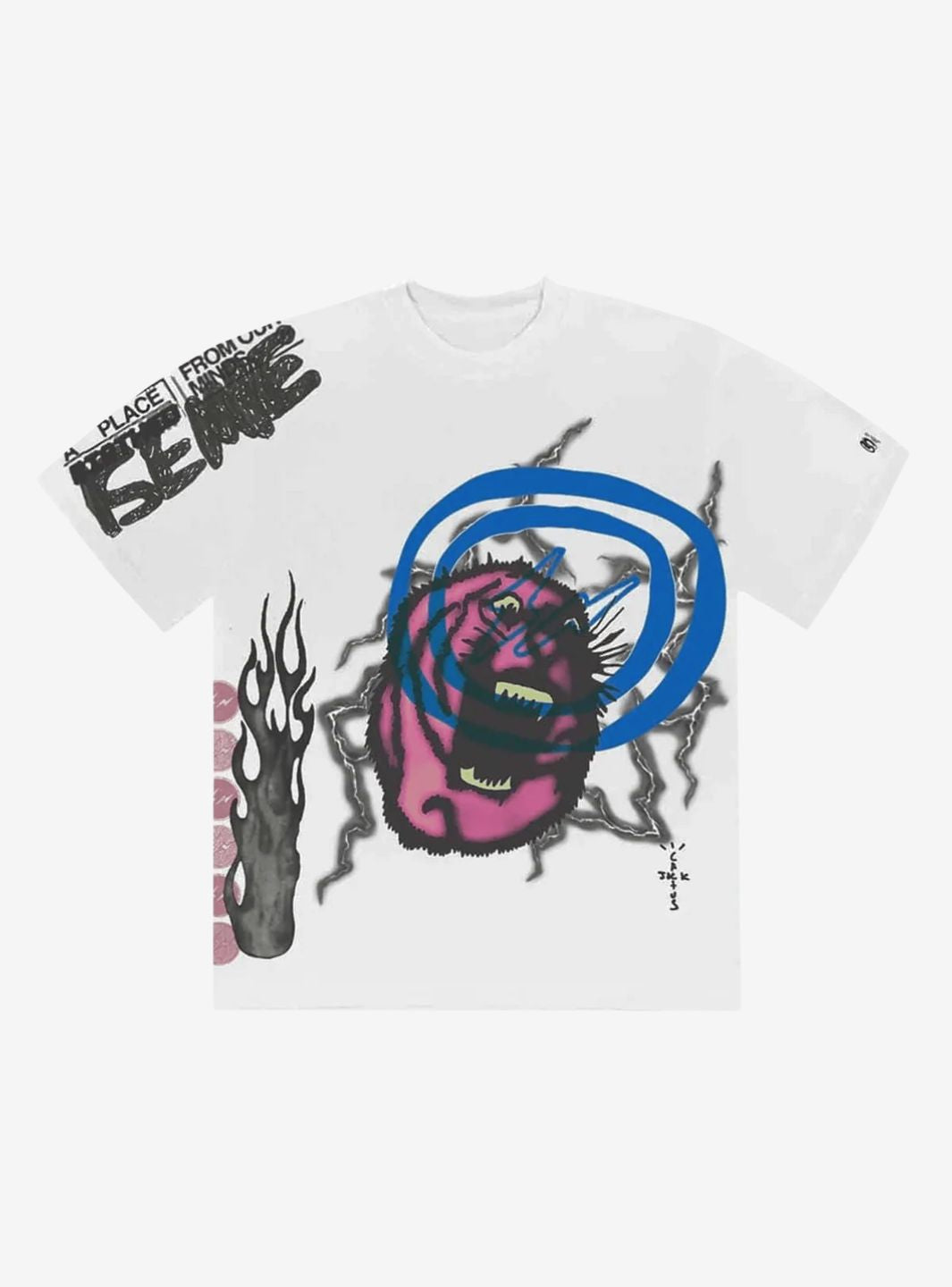 TRAVIS SCOTT CACTUS JACK FOR FRAGMENT SUNRISE T-SHIRT WHITE - View 1