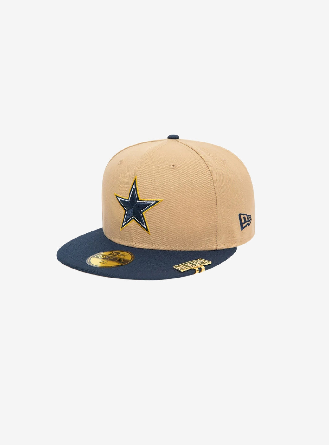 NEW ERA DALLAS COWBOYS NFL PIN PACK LIGHT BEIGE 59FIFTY FITTED CAP - View 1