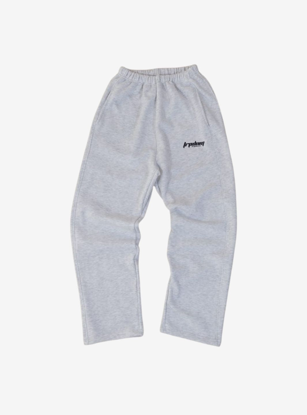 TRAP DENIM BAGGY SWEATPANTS ASH GREY - View 1