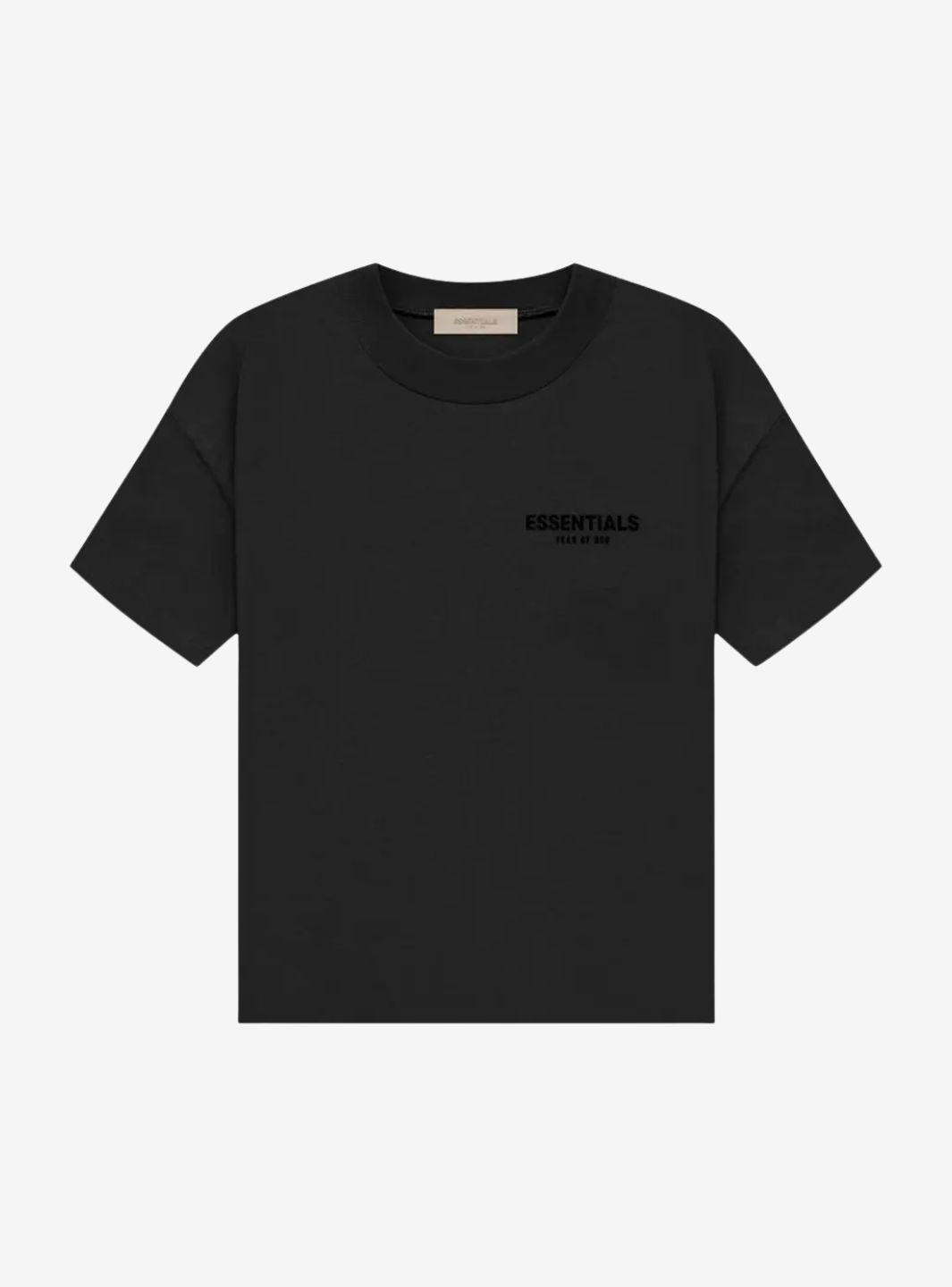 FEAR OF GOD ESSENTIALS T-SHIRT STRETCH LIMO BLACK - View 1