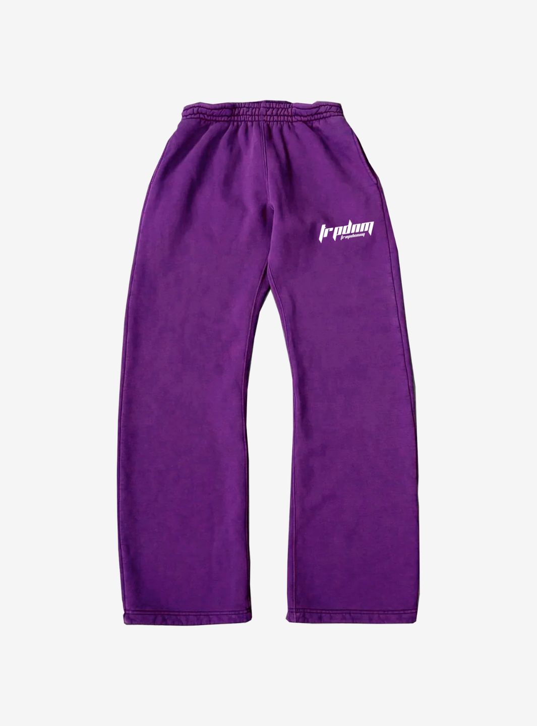 TRAP DENIM BAGGY SWEATPANTS PURPLE - View 1