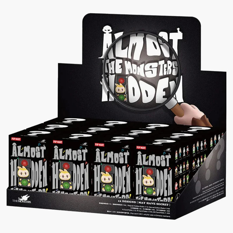 POP MART LABUBU THE MONSTERS ALMOST HIDDEN SERIES FIGURES SEALED CASE (12 BLIND BOX) - View 1