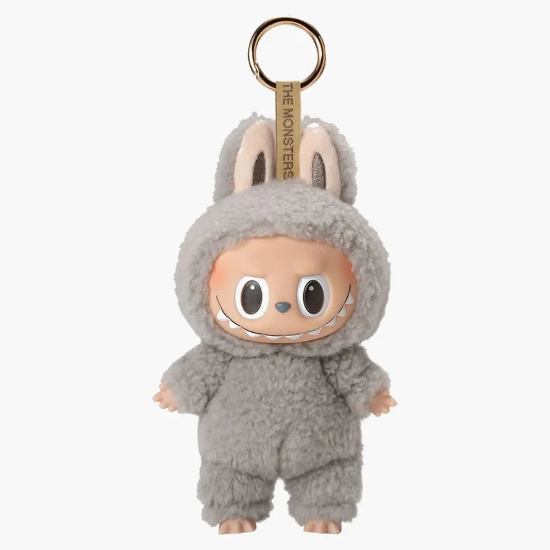 POP MART LABUBU THE MONSTERS TASTY MACARONS SESAME BEAN VINYL PLUSH PENDANT - View 1